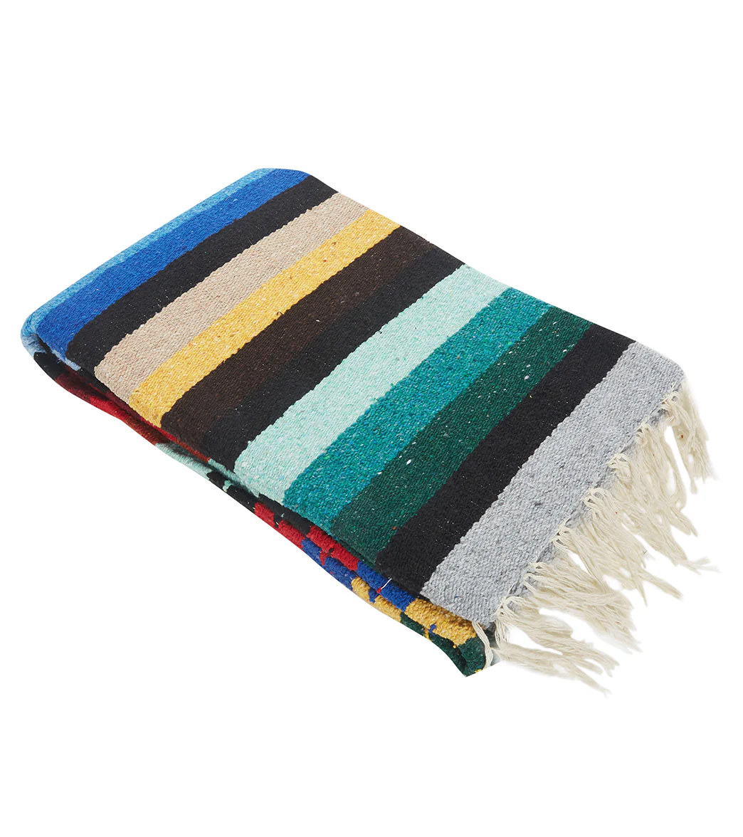 West Path XL Diamond Mexican Yoga Blanket - Image 4