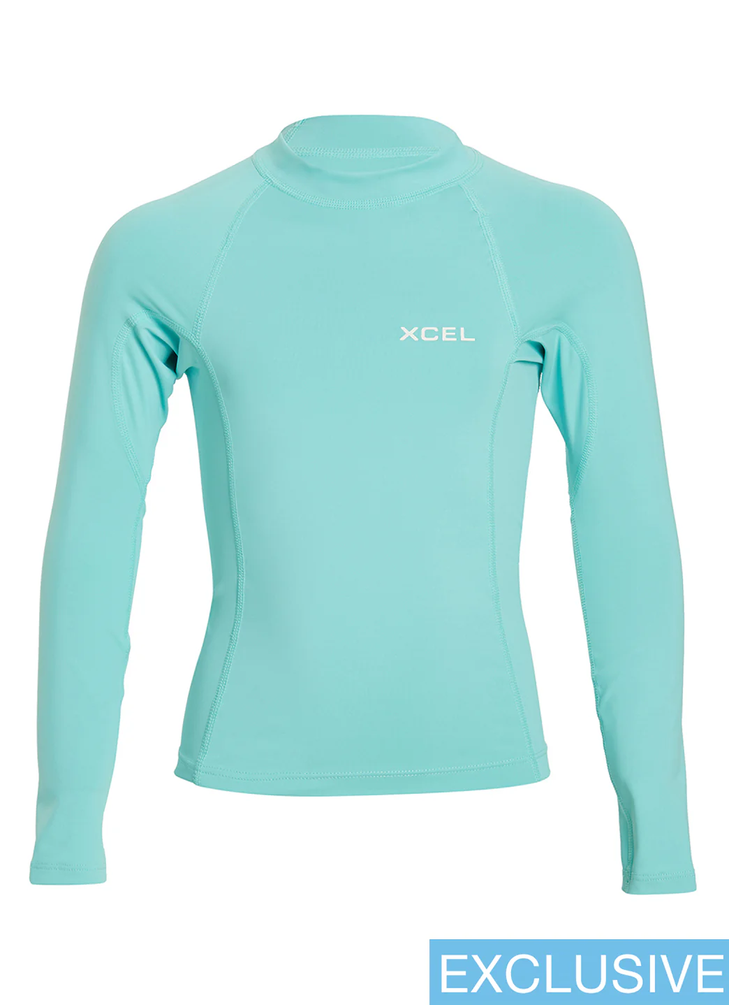 Xcel Girls' Premium Stretch Short Sleeve Performance Fit UV Rashguard - Image 3