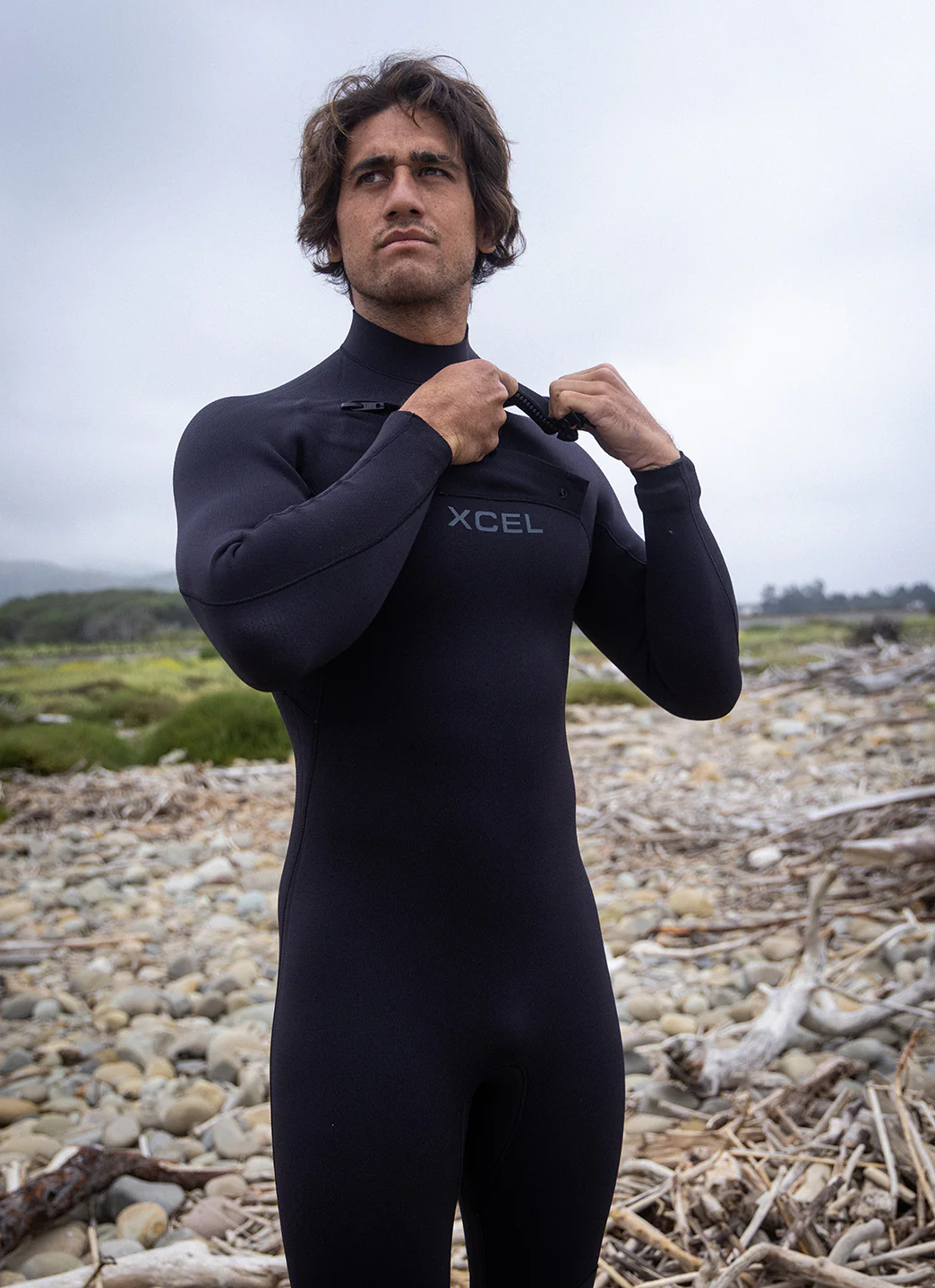 Xcel Men's 3/2 Comp+ Chest Zip Full Wetsuit - Image 9