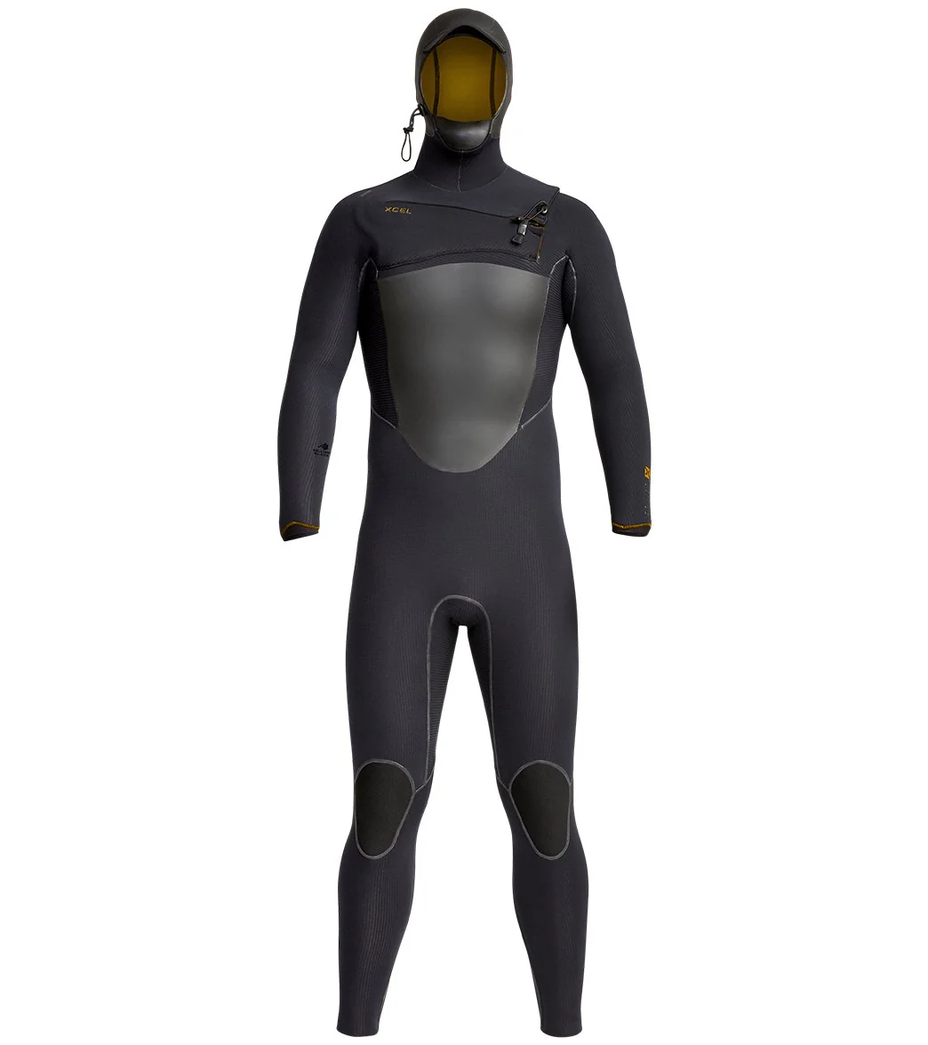 Xcel Men's 5/4mm Drylock X Hooded Front Zip Fullsuit Wetsuit - Image 3