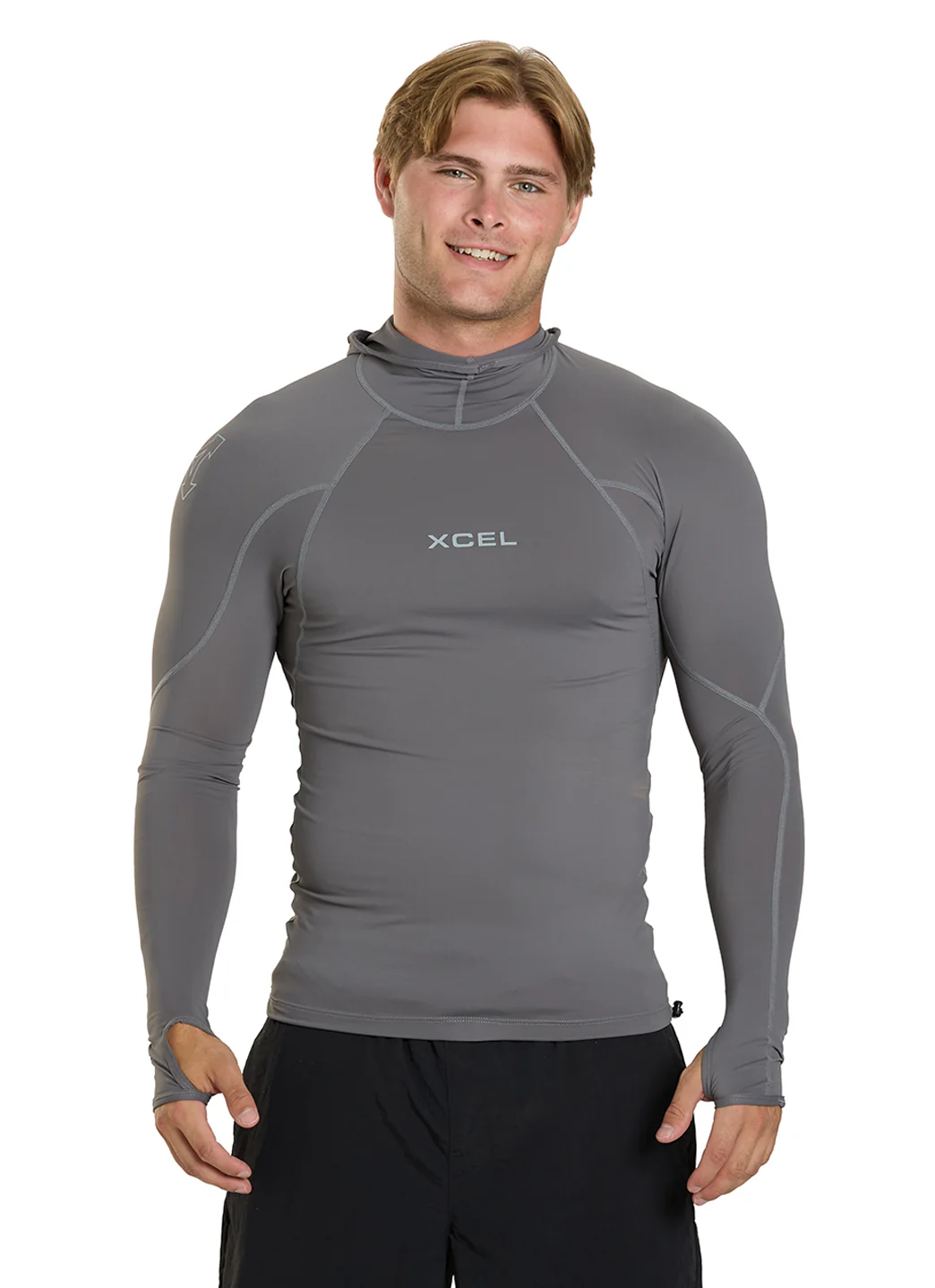 Xcel Men's Drylock Hydrophobic Long Sleeve Hoodie - Image 3