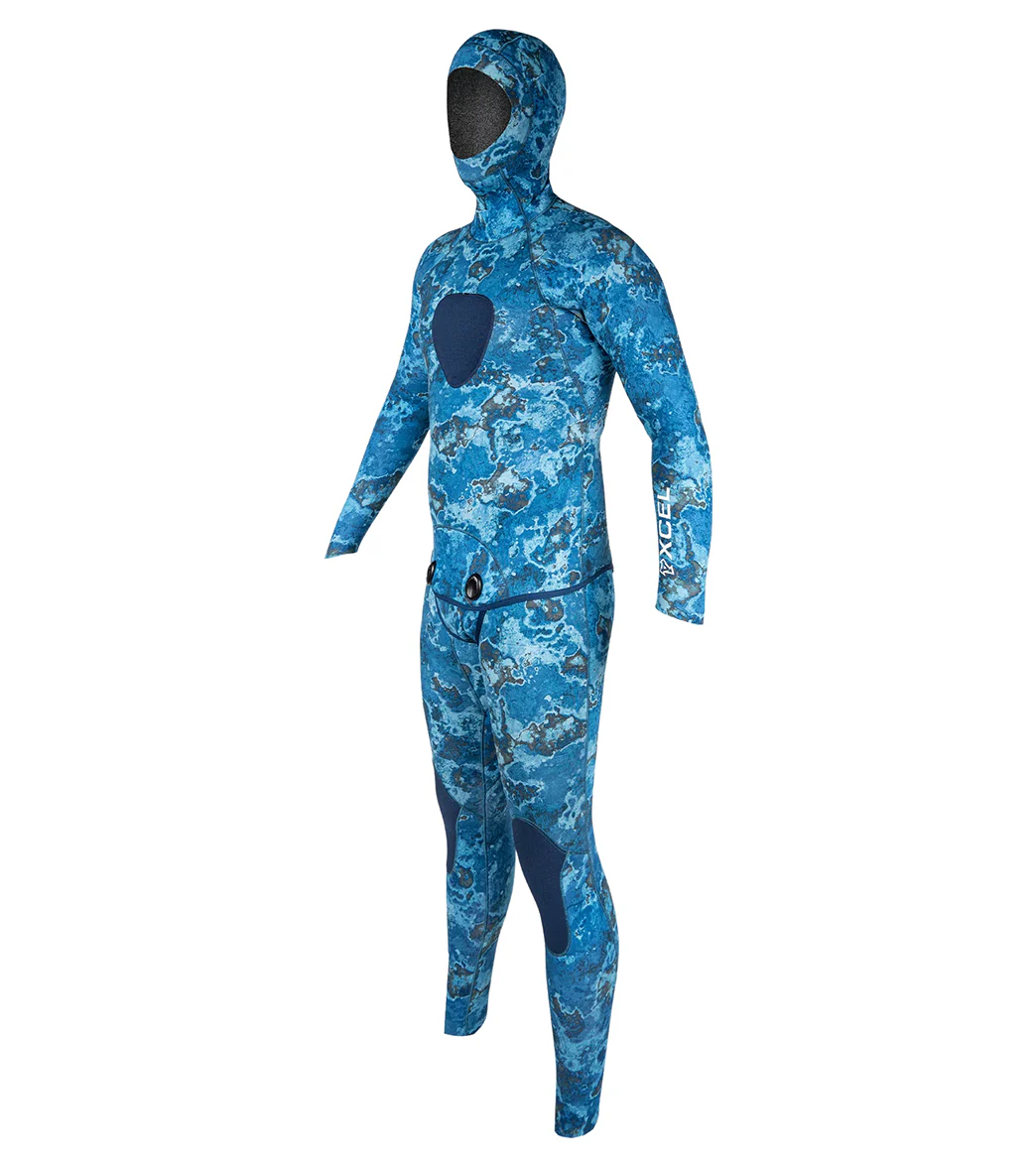 Xcel Men's Free Diver 2-Piece 3MM Hooded FullSuit Wetsuit - Image 2