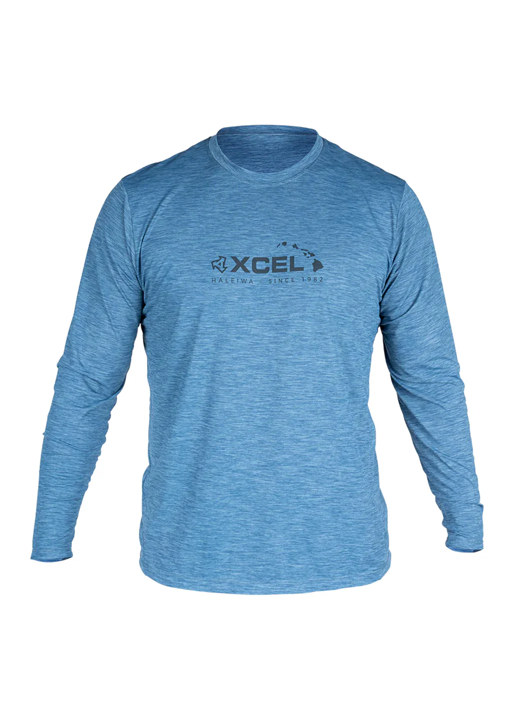 Xcel Mens Heathered Ventx Haleiwa Long Sleeve UV Rashguard - Image 5