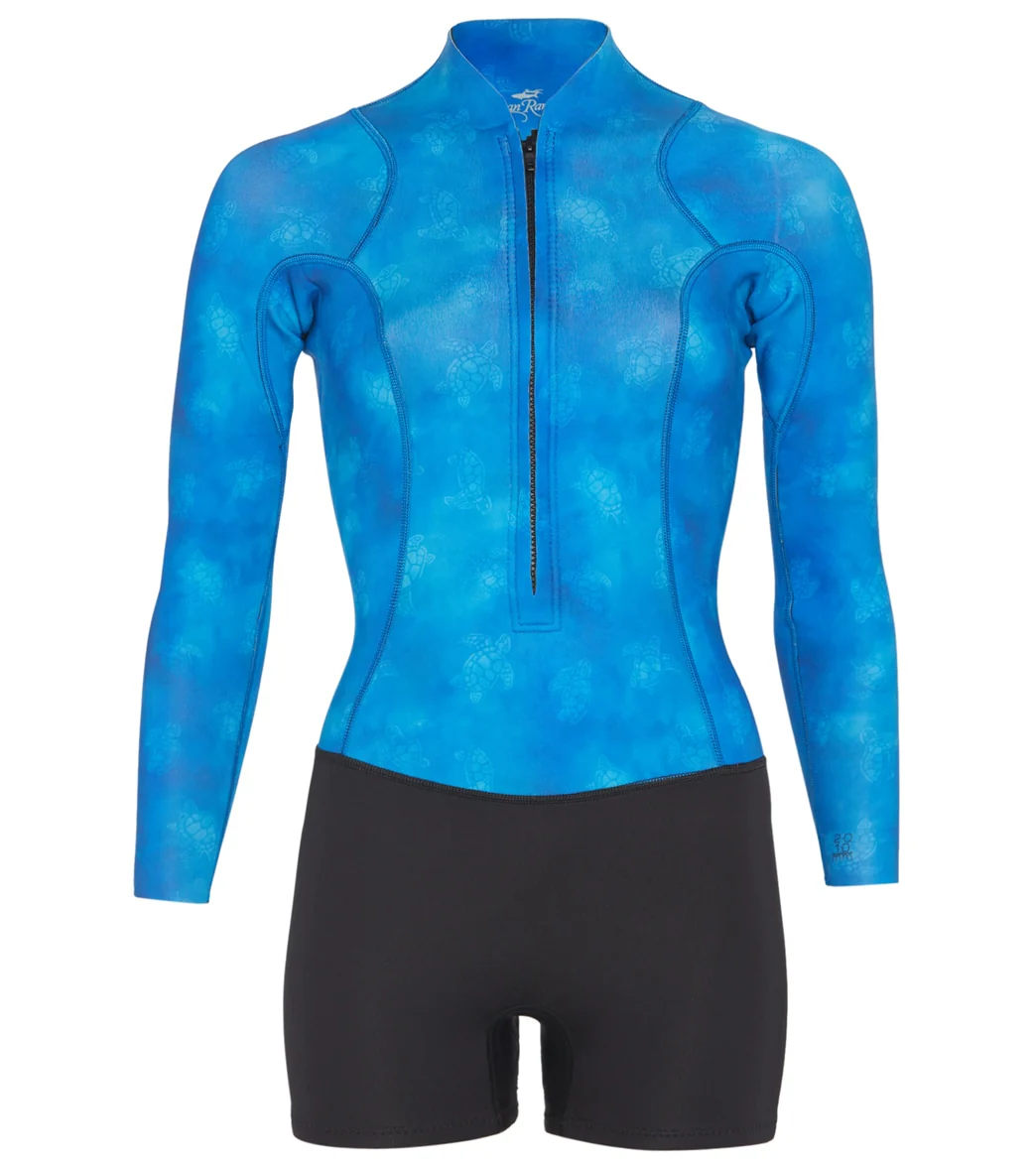 Xcel Women's Water Inspired 2/1MM Axis Long Sleeve Front Zip Spring Suit - Image 10