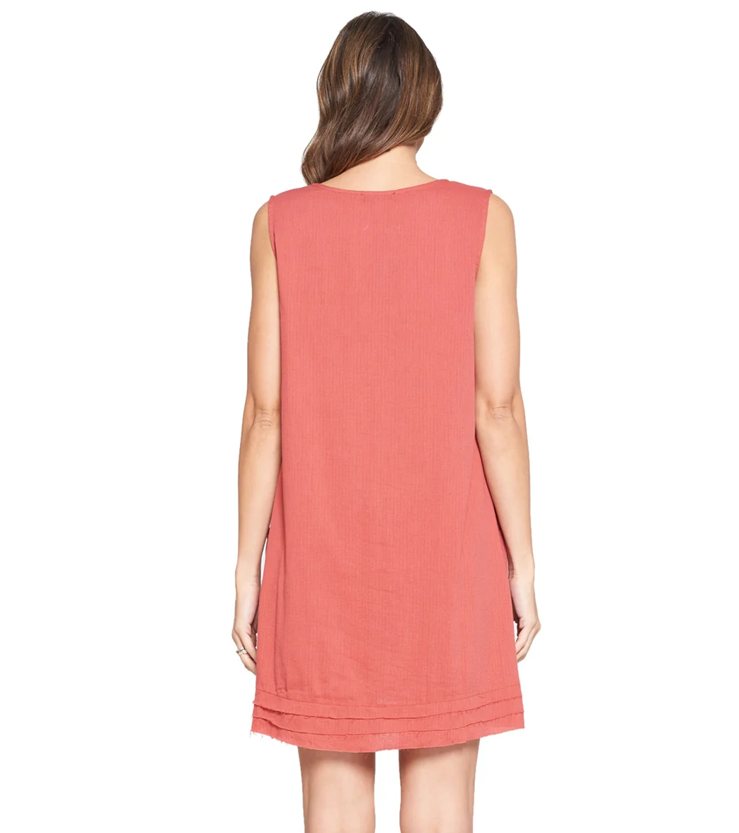 Yak & Yeti Dress Handstitched Details Layered Hem - Image 3