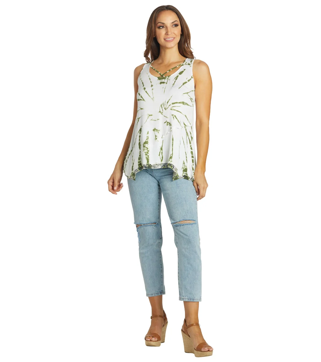 Yak & Yeti Groovy Tie Dye Burnout Tank - Image 11