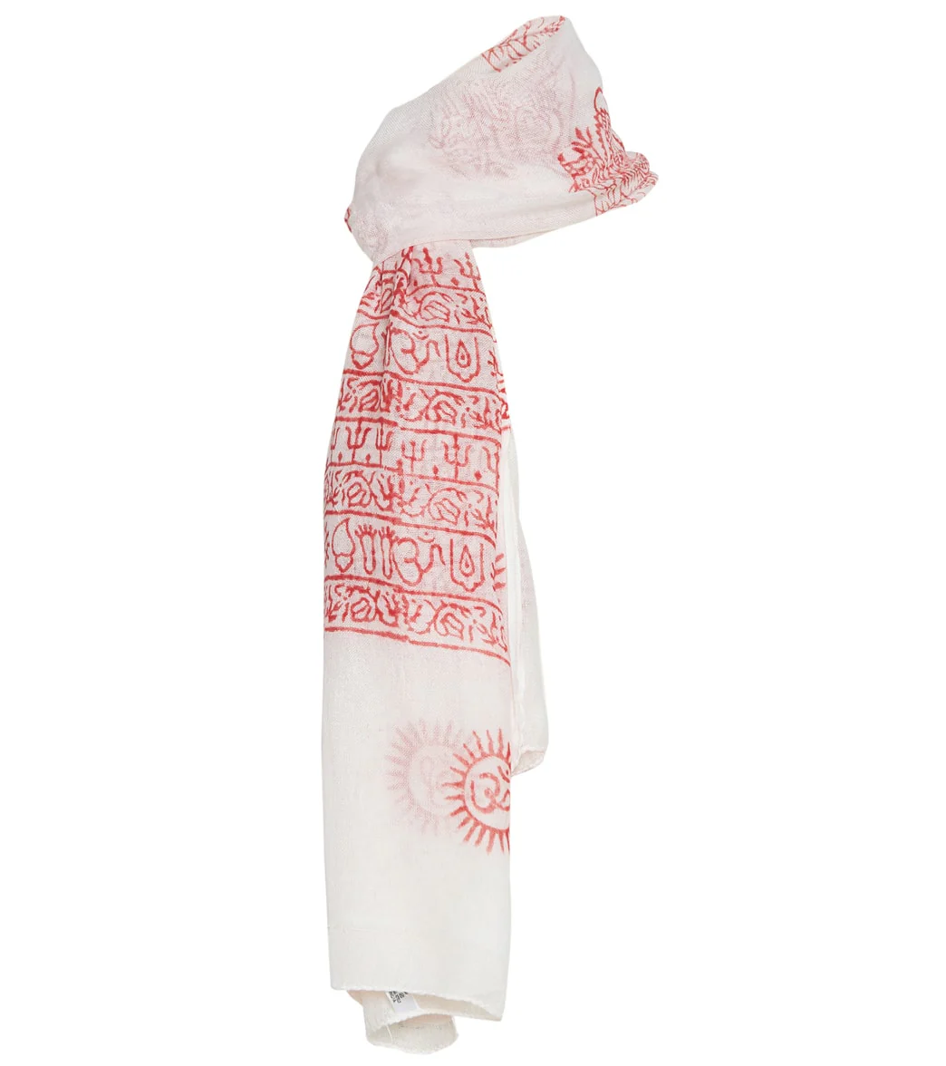 Yak & Yeti Mantra Om Printed Rayon Scarves - Image 13