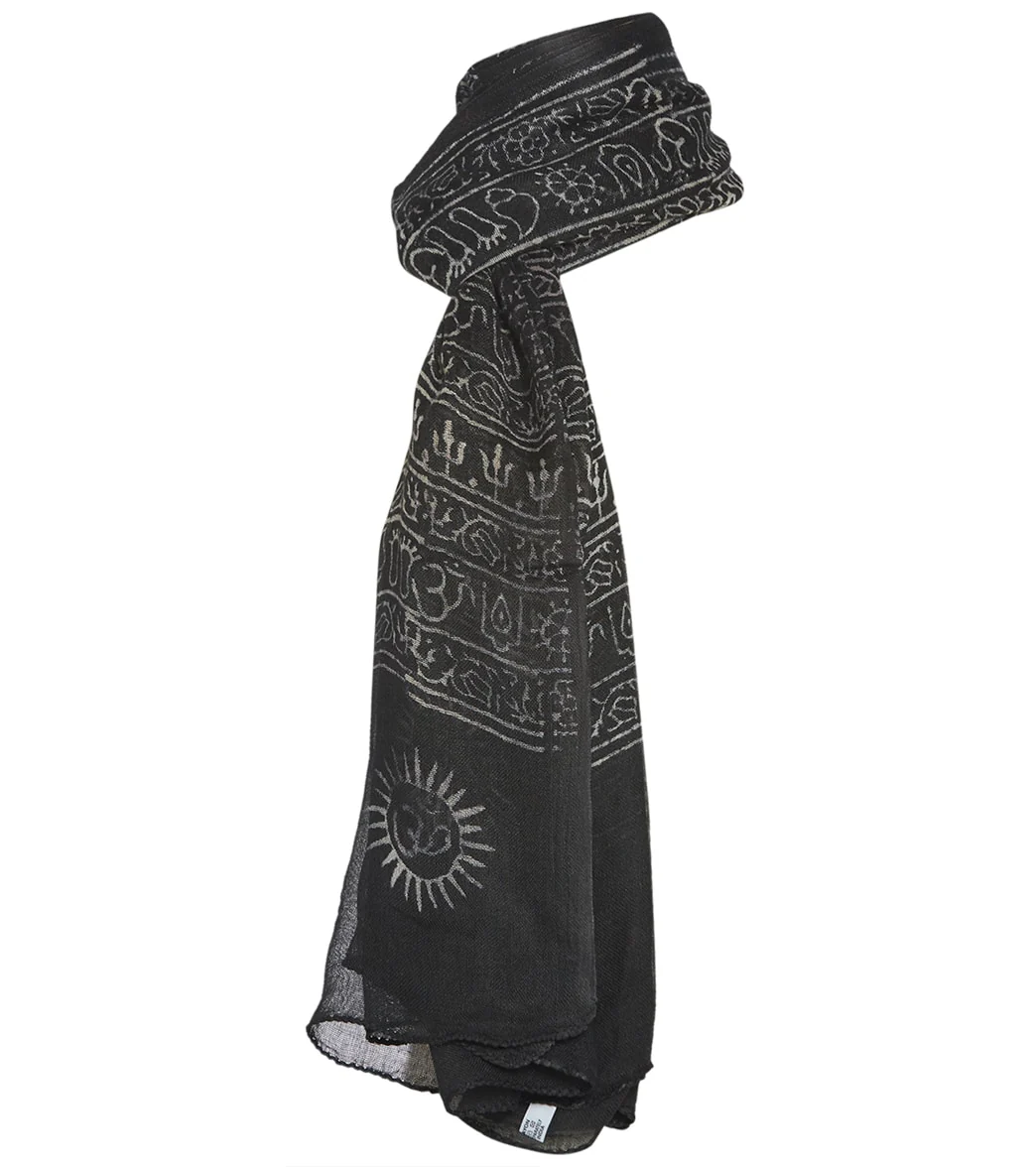 Yak & Yeti Mantra Om Printed Rayon Scarves - Image 16