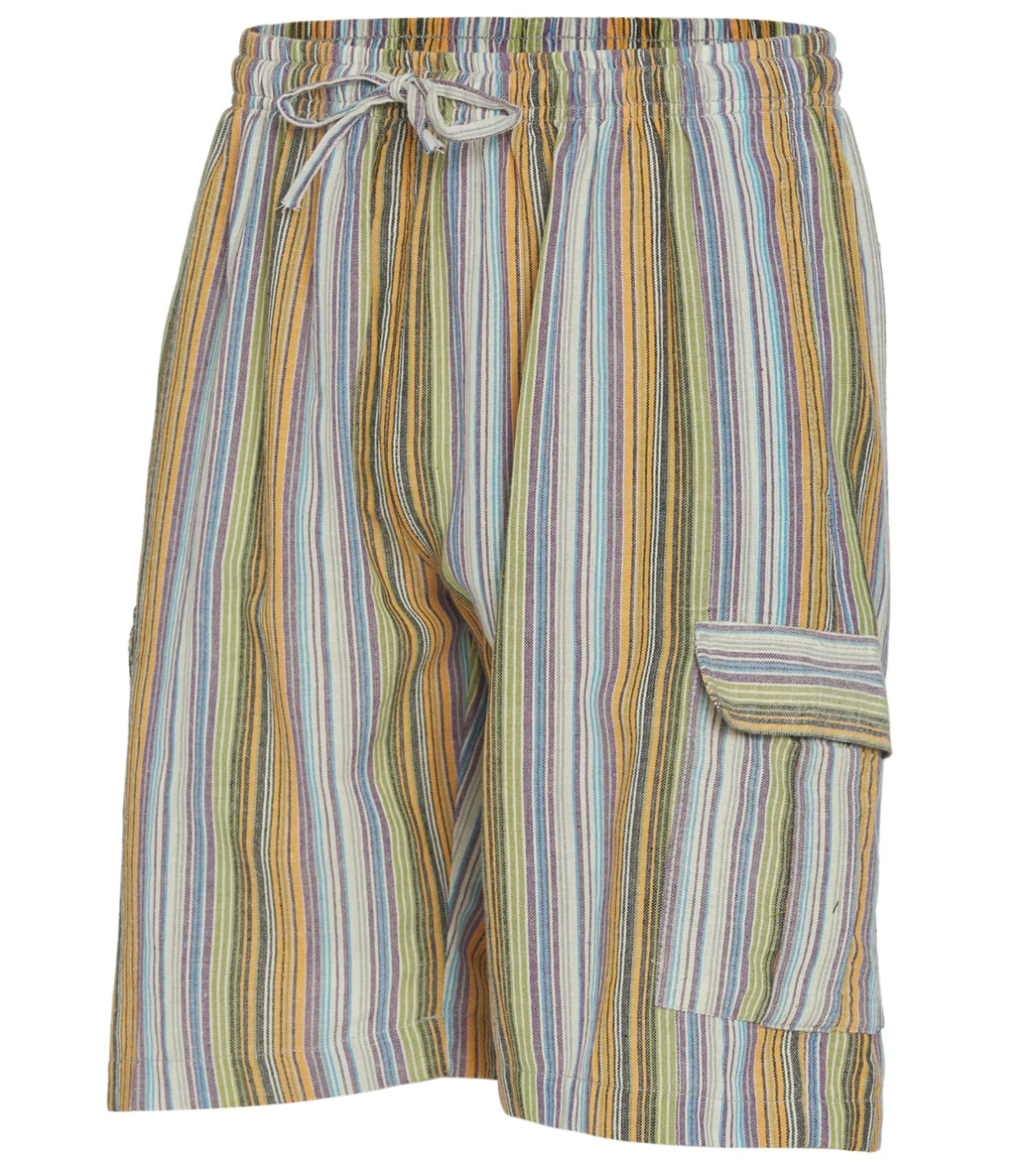 Yak & Yeti Men's Striped Shorts with Pockets - Image 2