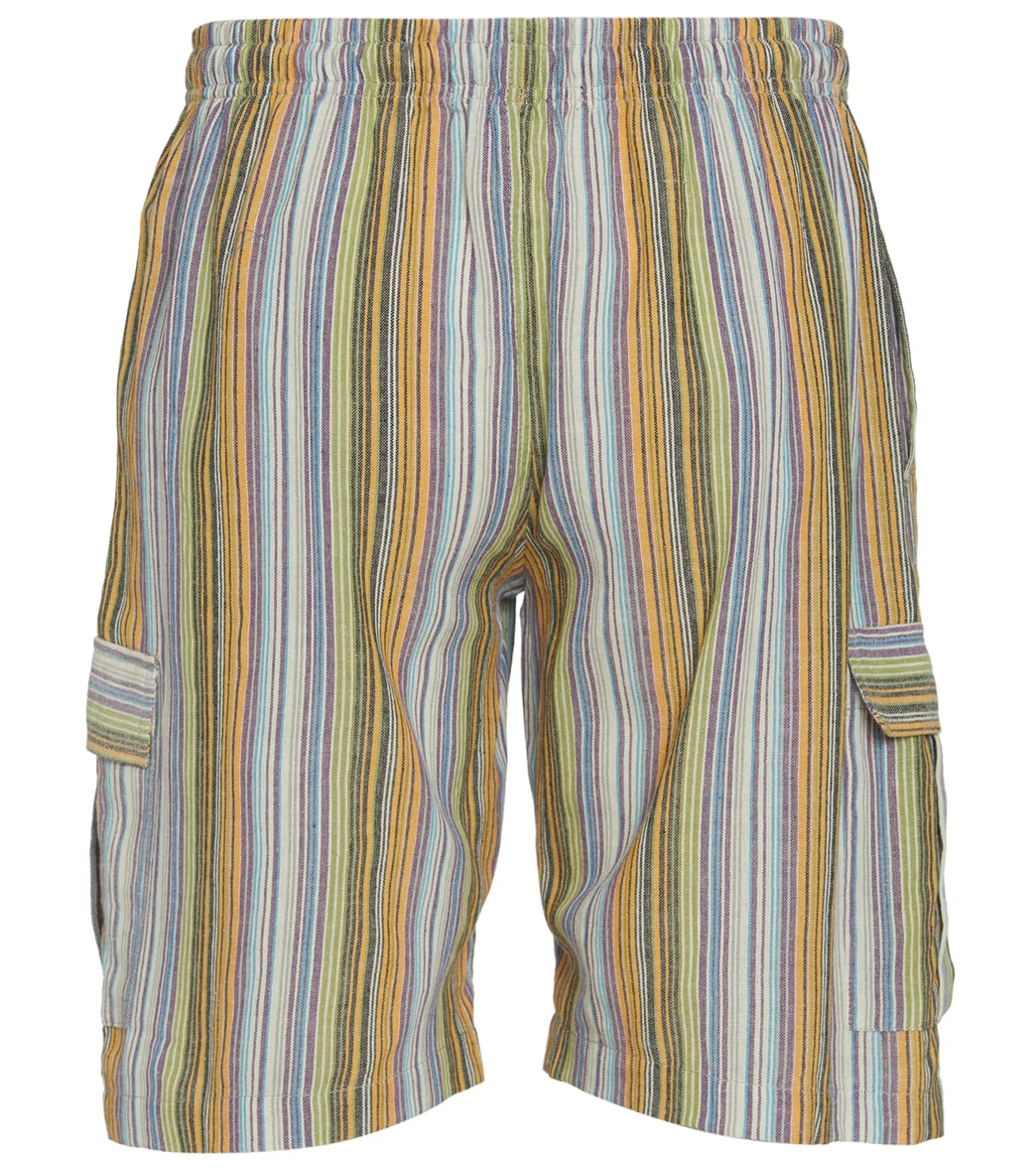 Yak & Yeti Men's Striped Shorts with Pockets - Image 3