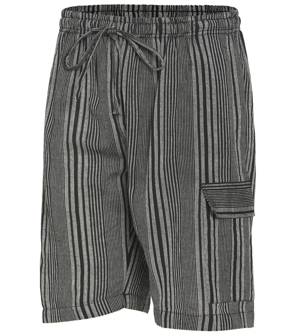 Yak & Yeti Men's Striped Shorts with Pockets - Image 7