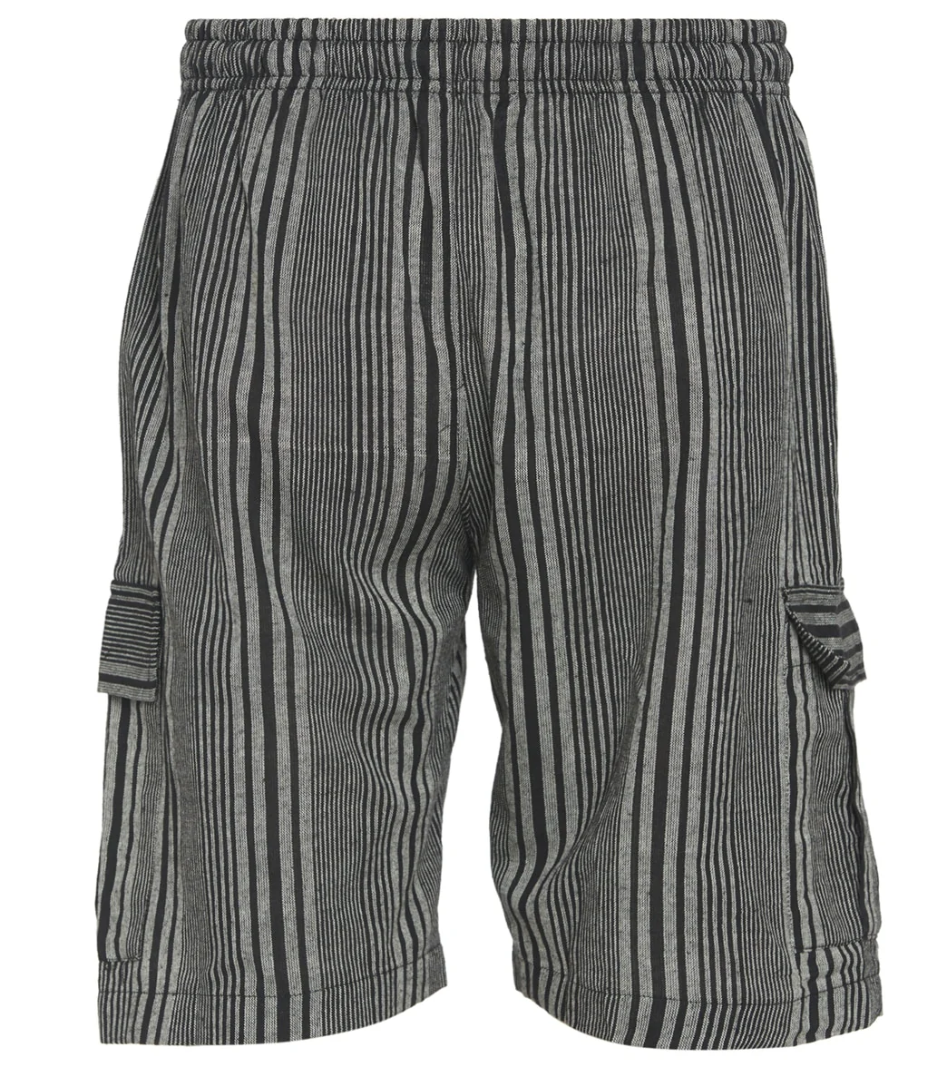Yak & Yeti Men's Striped Shorts with Pockets - Image 8