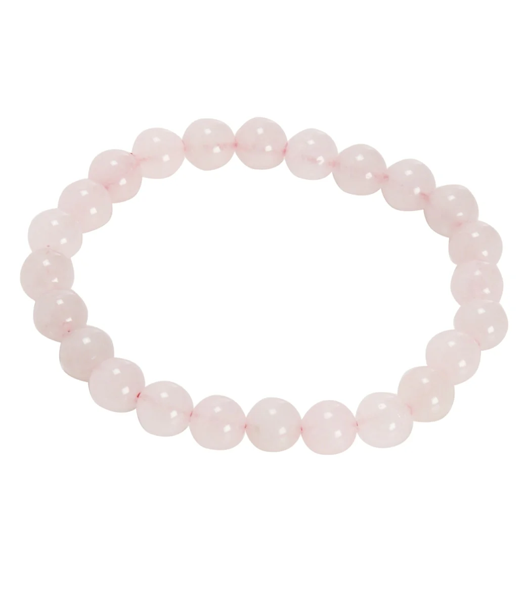 Yak & Yeti Rose Quartz Beaded Bracelet - Image 4