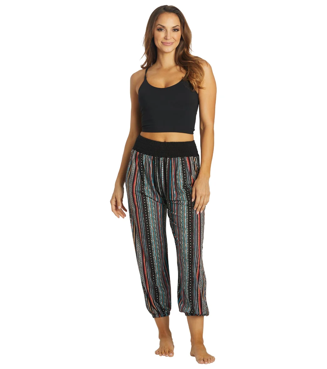 Yak & Yeti Striped Bohemian Harem Pants - Image 11