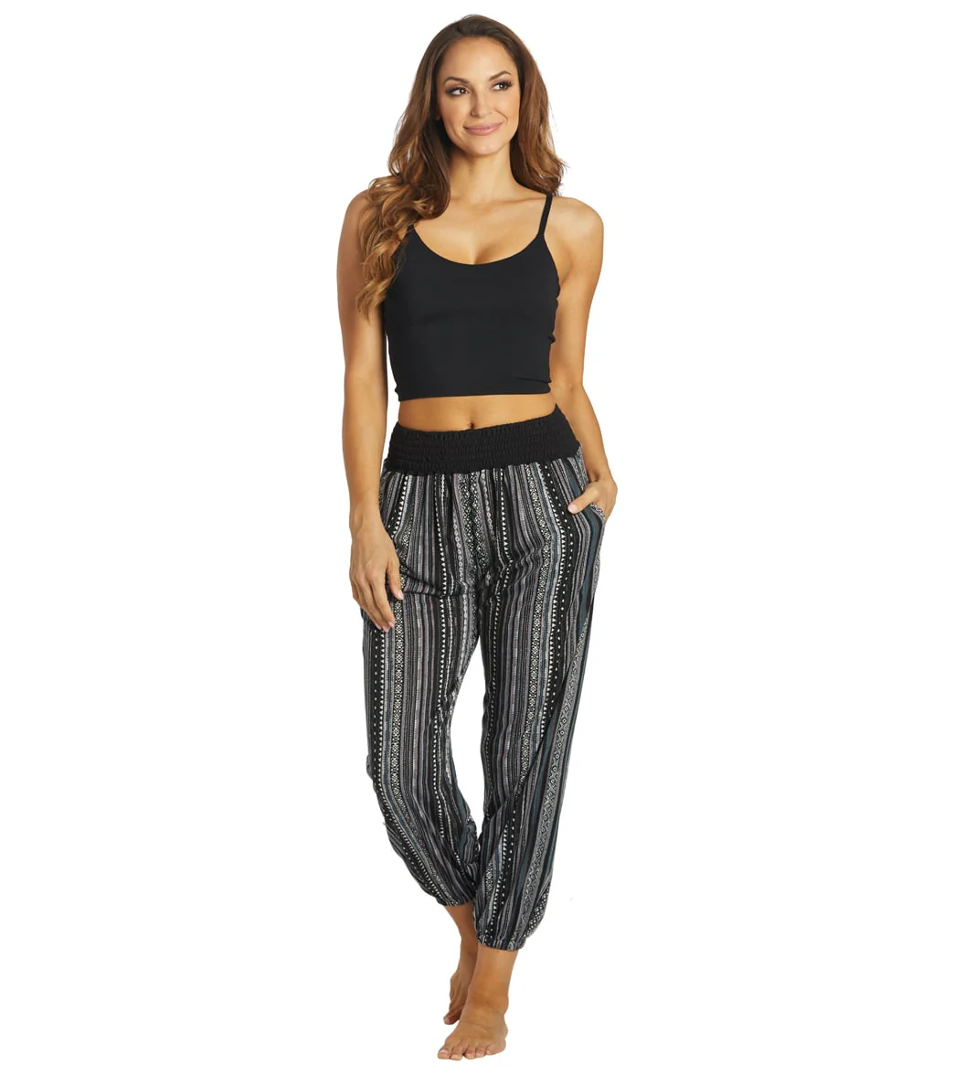 Yak & Yeti Striped Bohemian Harem Pants - Image 4