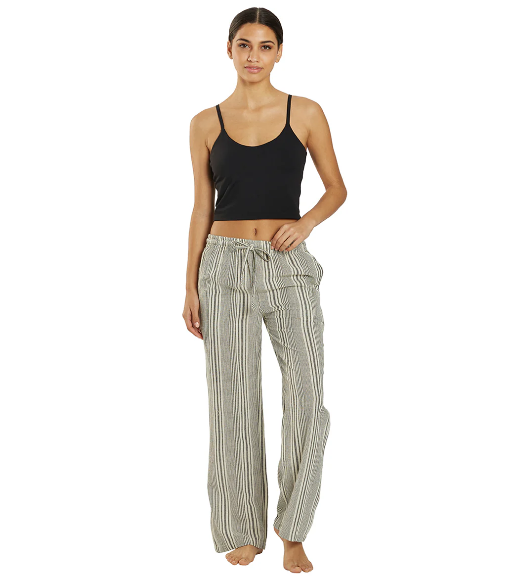 Yak & Yeti Striped Lounging Pants With Pockets - Image 4
