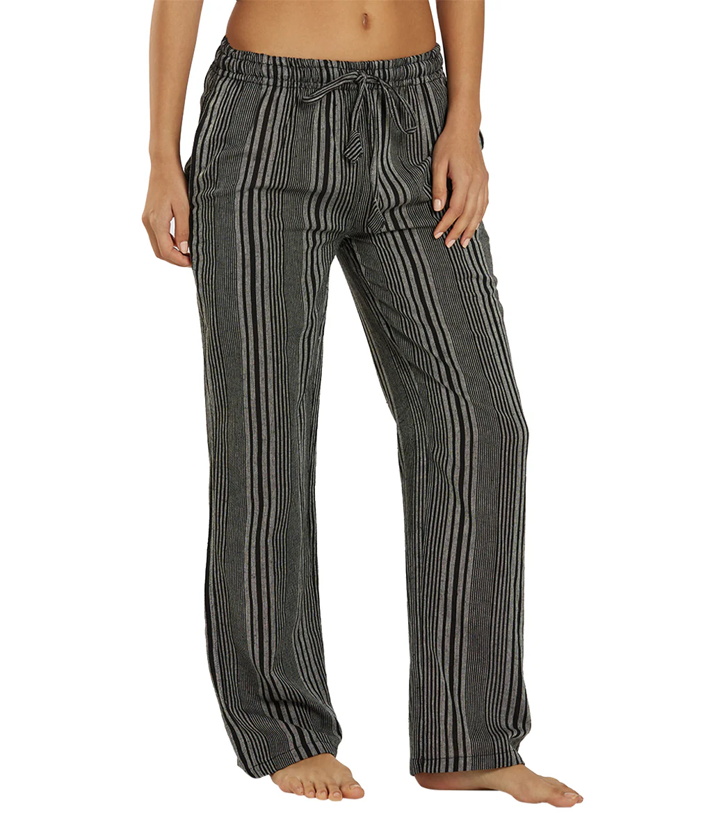 Yak & Yeti Striped Lounging Pants With Pockets - Image 9