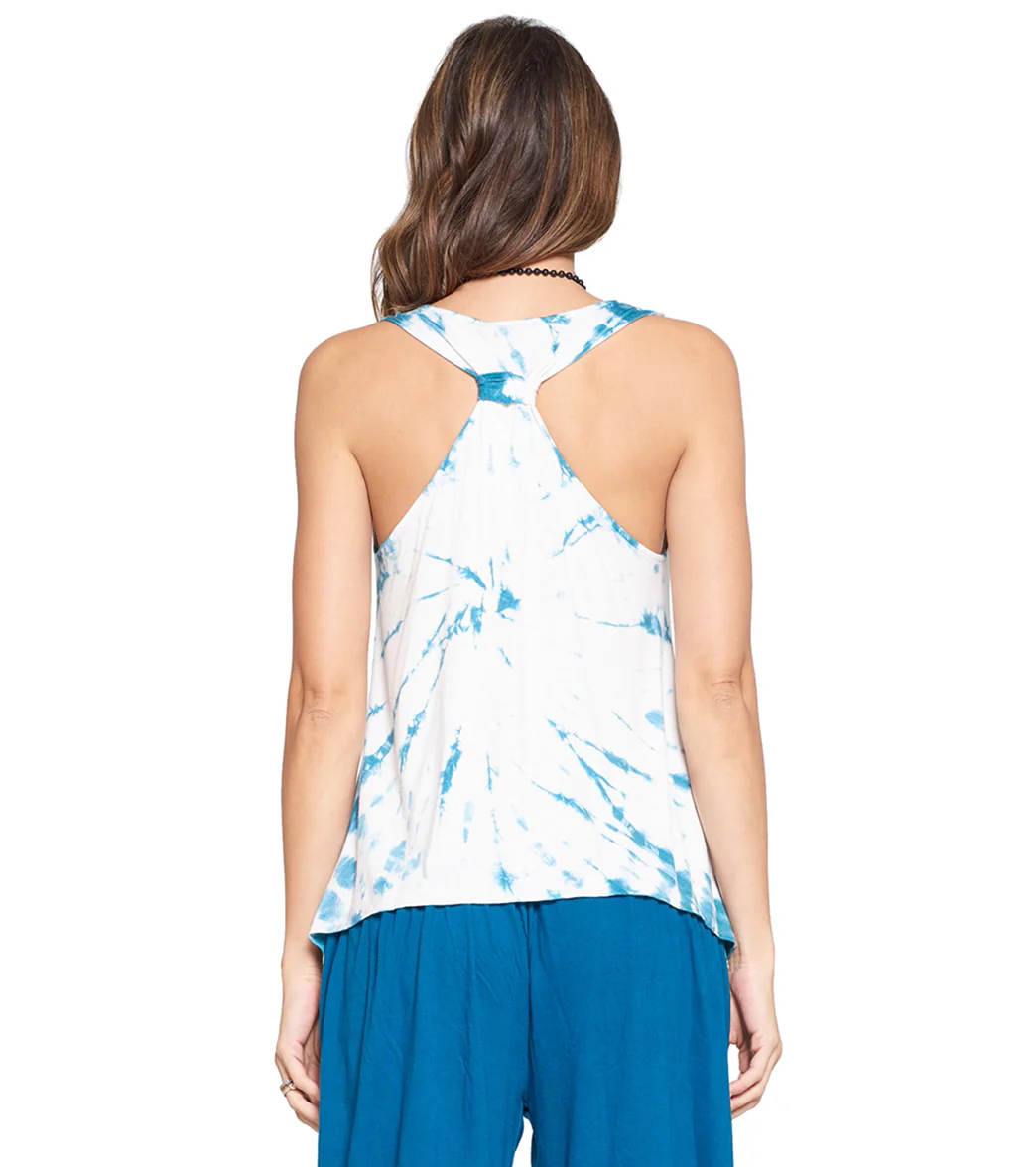 Yak & Yeti Top Tie Dye Sleeveless Racerback - Image 3
