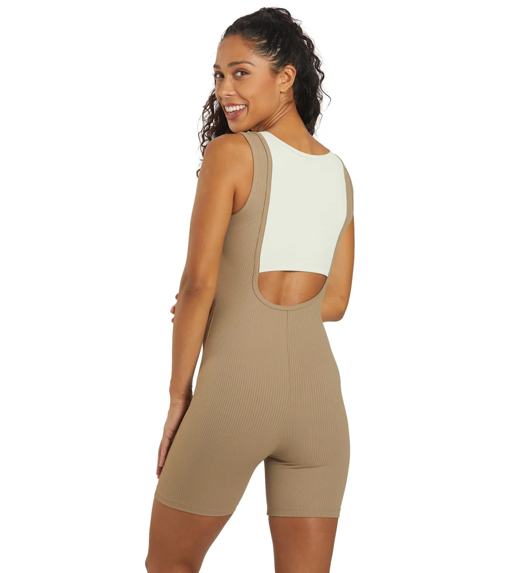Year of Ours Ribbed Biker Onesie - Image 3
