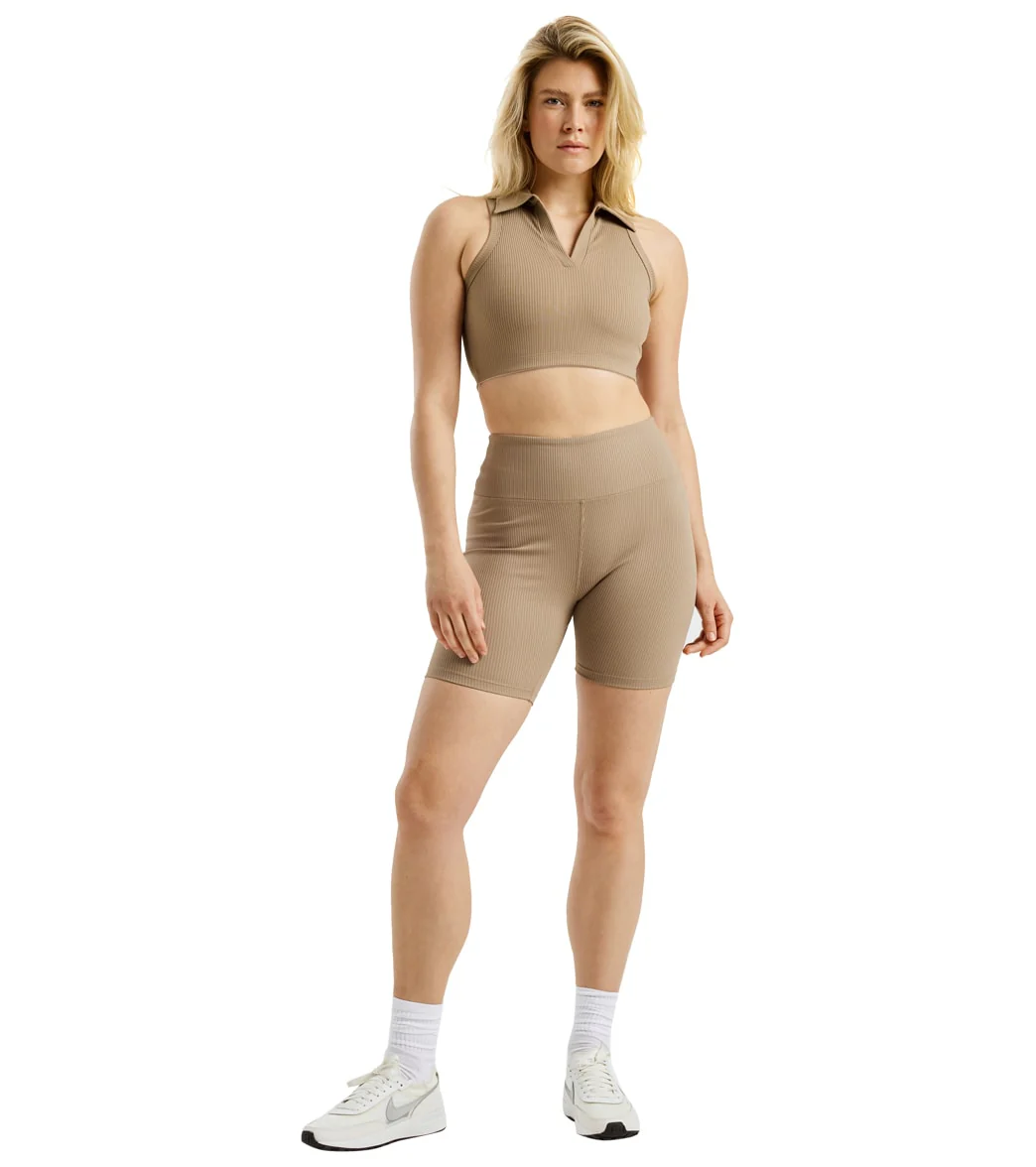 Year of Ours Ribbed High High Biker Short - Image 4