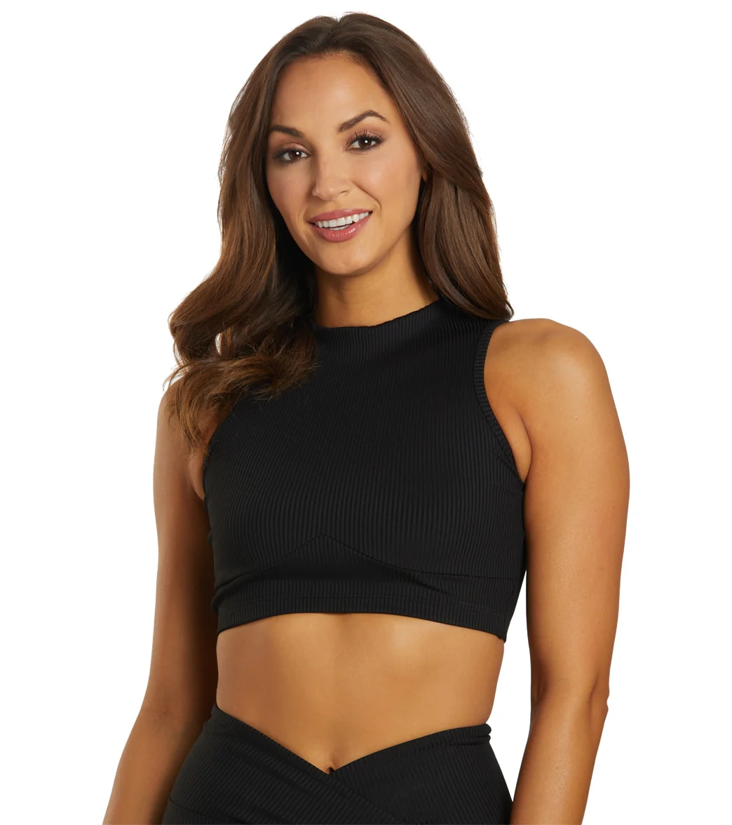Year of Ours Ribbed Mock Neck Bra - Image 3