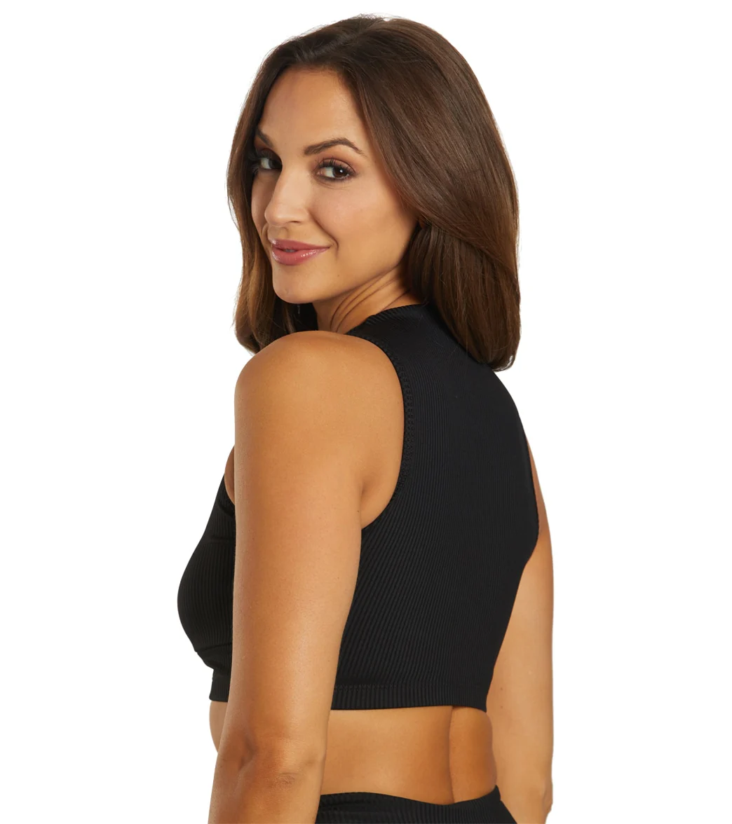 Year of Ours Ribbed Mock Neck Bra - Image 5