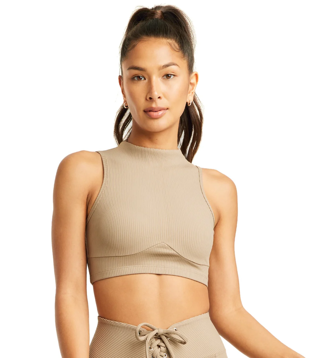 Year of Ours Ribbed Mock Neck Bra - Image 9