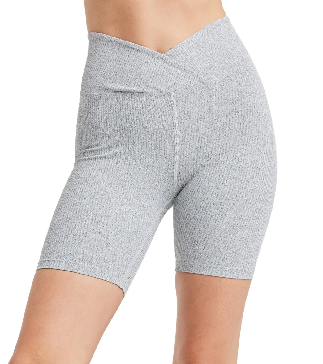 Year of Ours Ribbed V-Waist Biker Short - Image 4