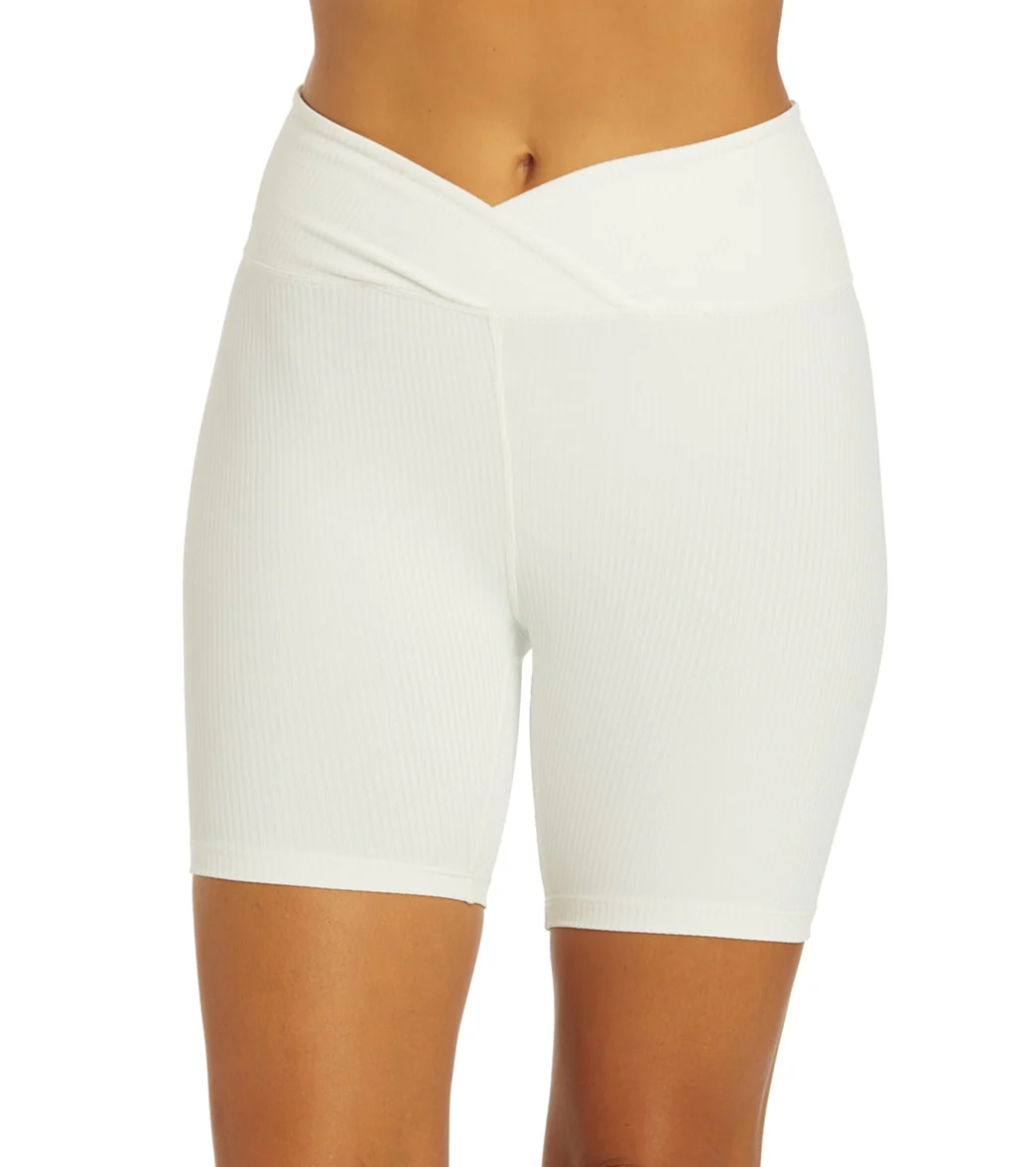 Year of Ours Ribbed V Waist Biker Shorts - Image 7