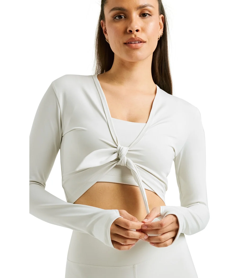 Year of Ours Tie Front Long Sleeve - Image 2