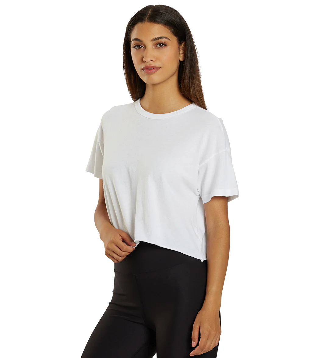 Year of Ours YOS Cropped Tee - Image 4