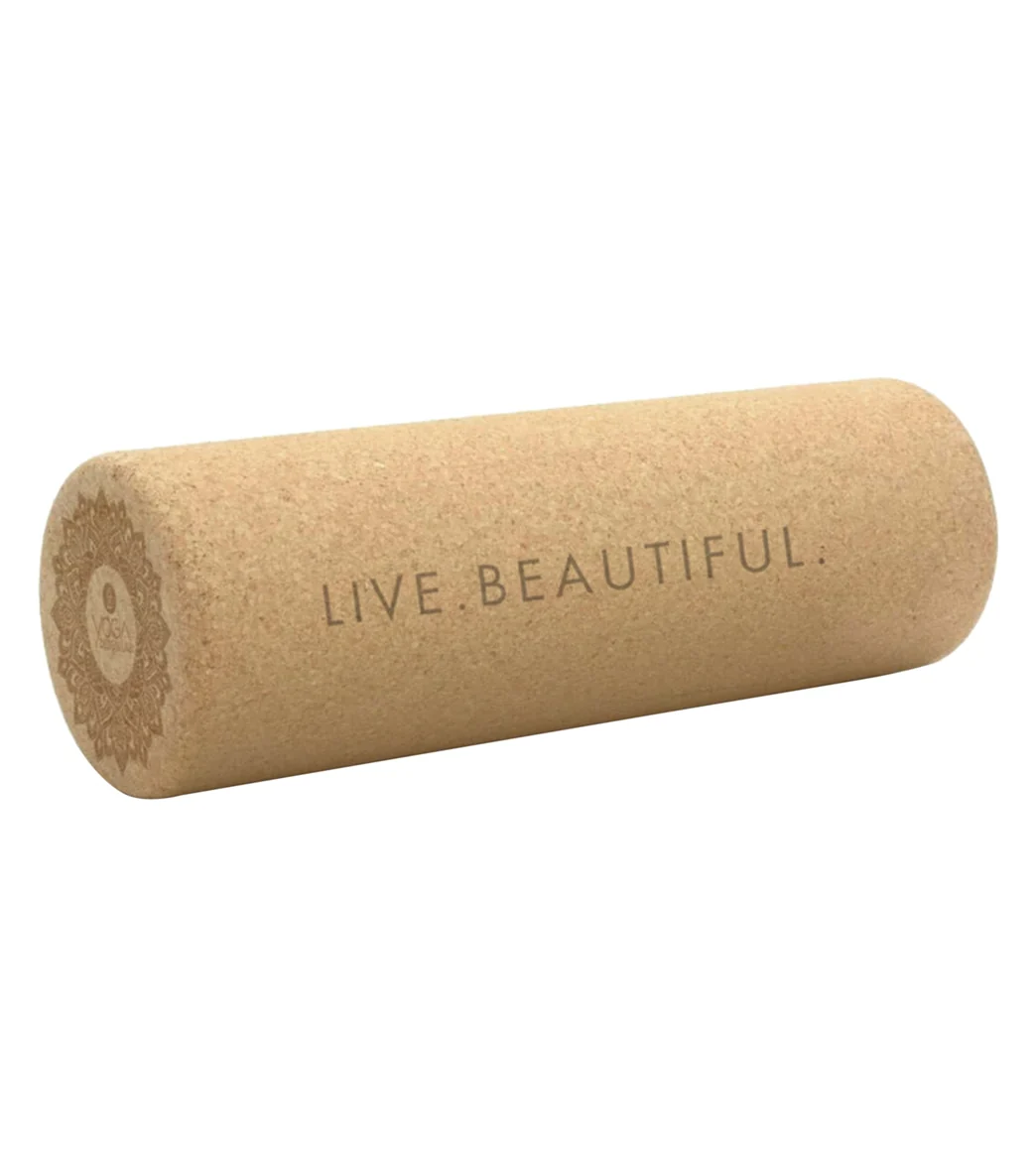 Yoga Design Lab Cork Roller Mandala Black - Image 3