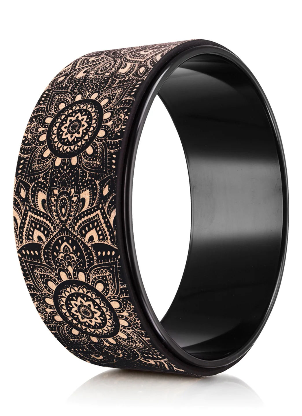 Yoga Design Lab Yoga Wheel Cork Mandala Black - Image 3