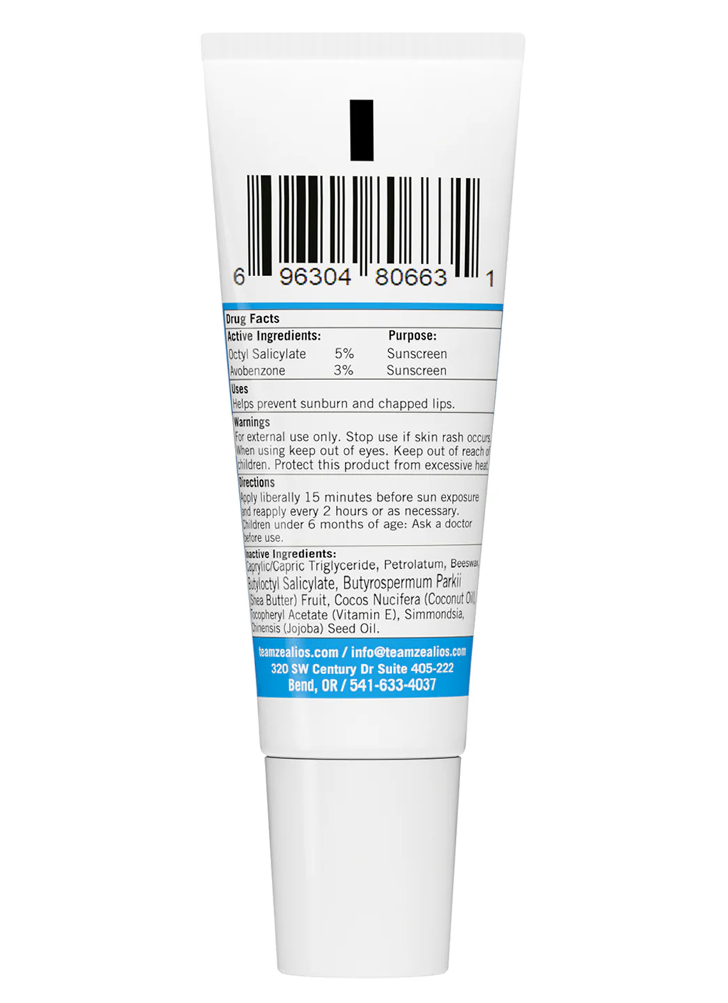 Zealios Skin Care LipGuard SPF 28 Lip Balm - Image 2