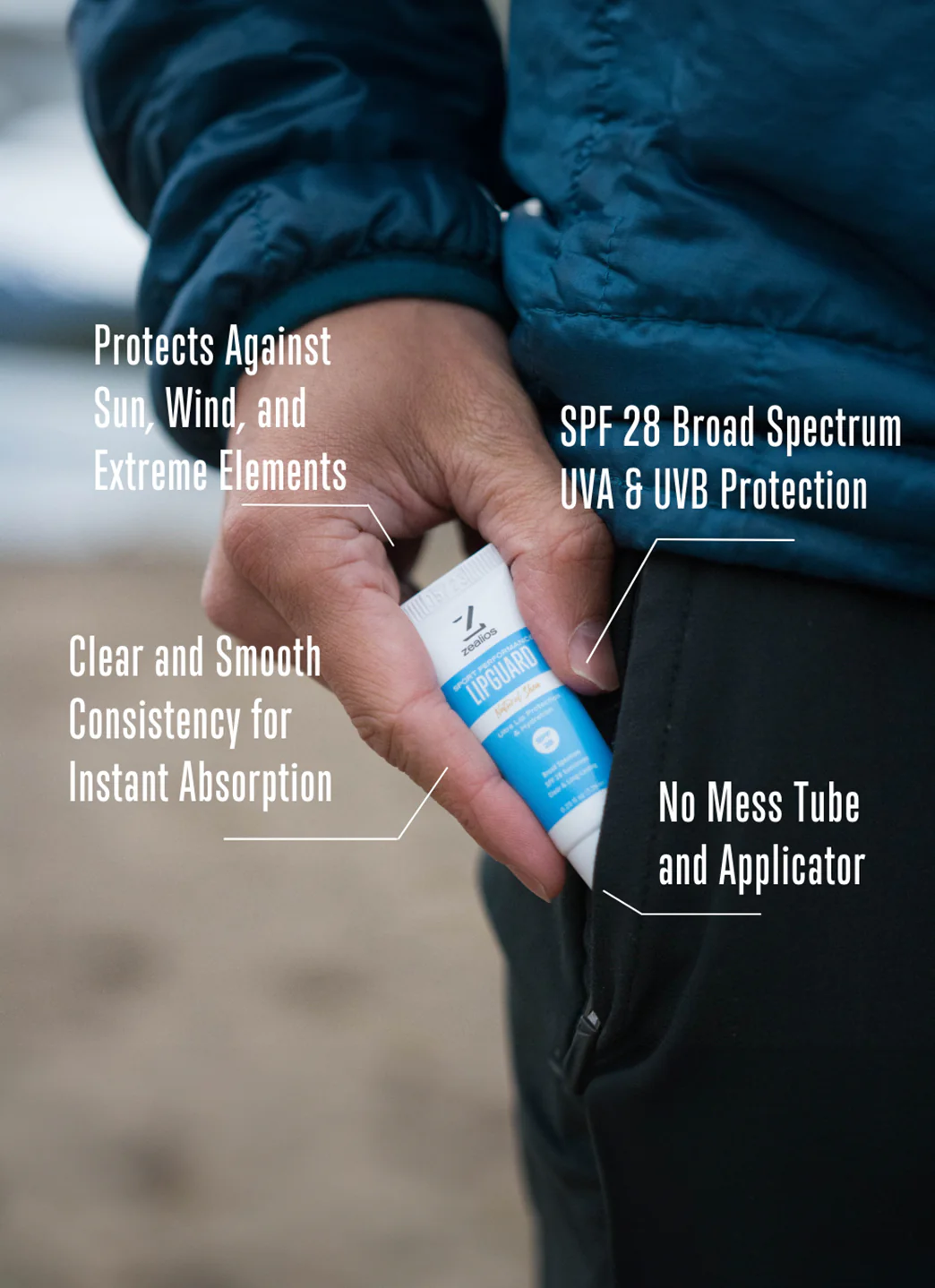 Zealios Skin Care LipGuard SPF 28 Lip Balm - Image 3