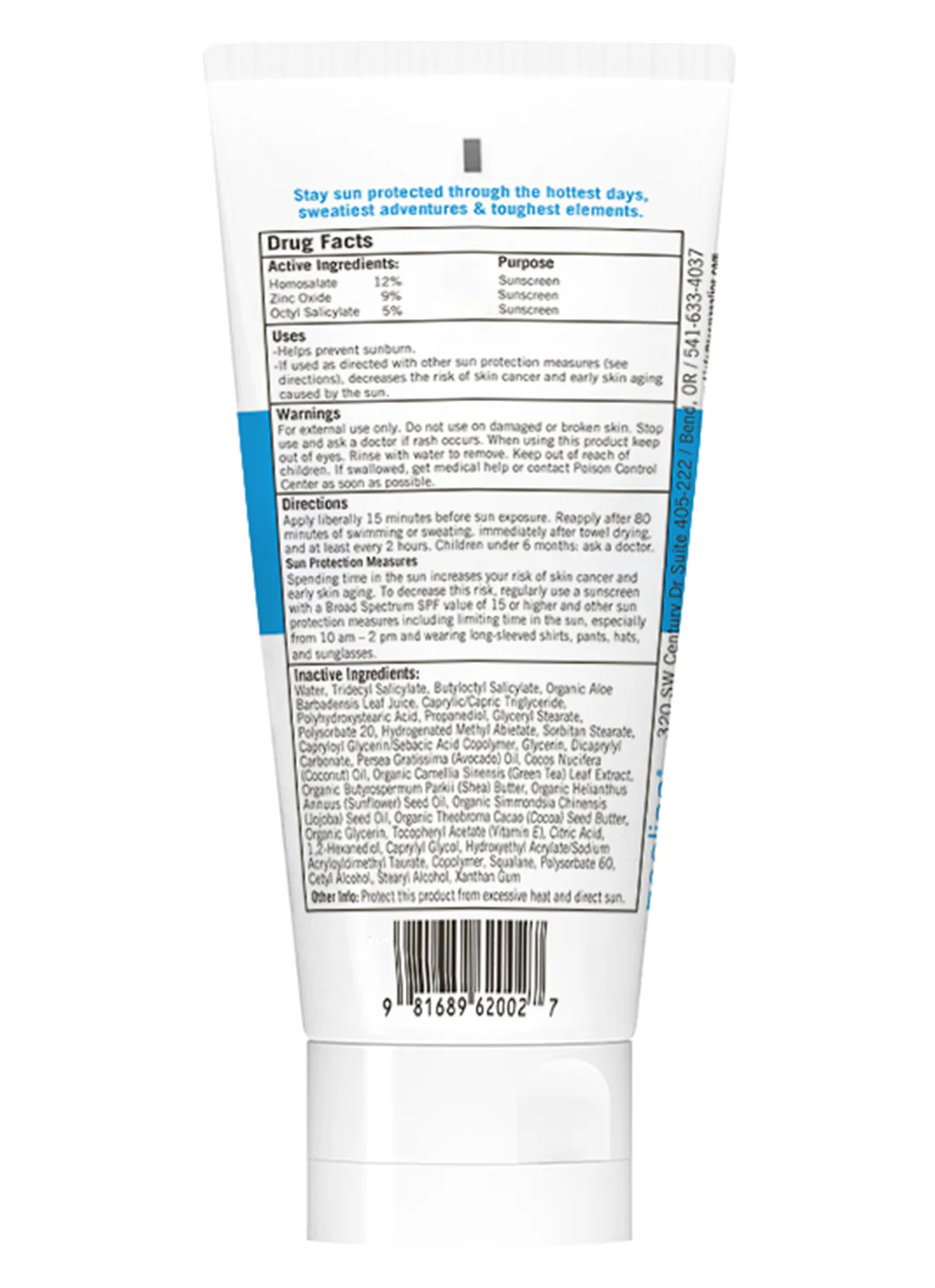 Zealios Skin Care Sport Performance Hybrid SPF 50 Sunscreen, 3 oz - Image 2
