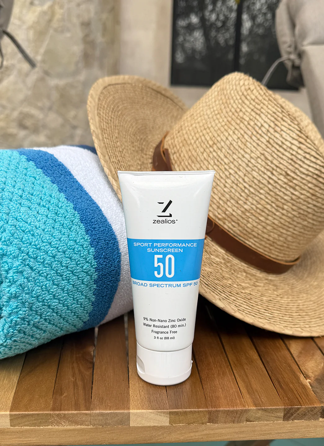 Zealios Skin Care Sport Performance Hybrid SPF 50 Sunscreen, 3 oz - Image 5
