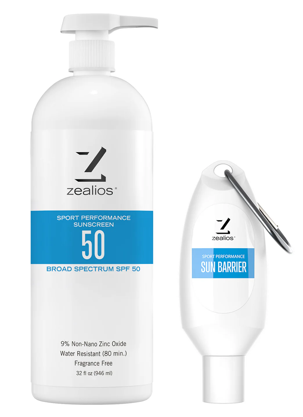 Zealios Skin Care Sport Performance Hybrid SPF 50 Sunscreen, 32 oz - Image 3