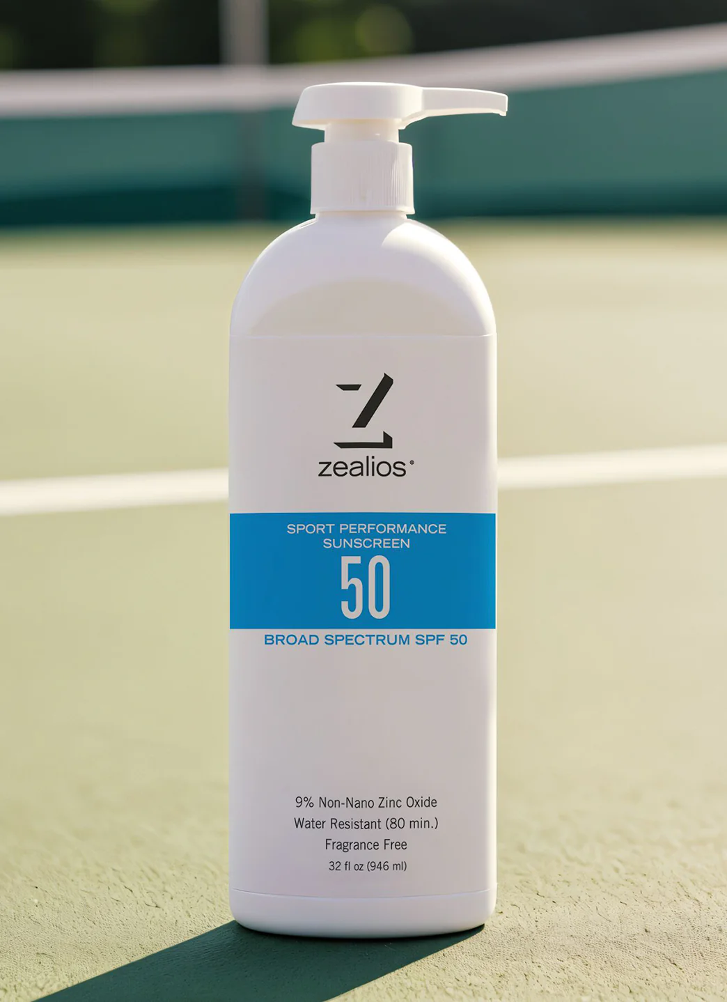 Zealios Skin Care Sport Performance Hybrid SPF 50 Sunscreen, 32 oz - Image 4