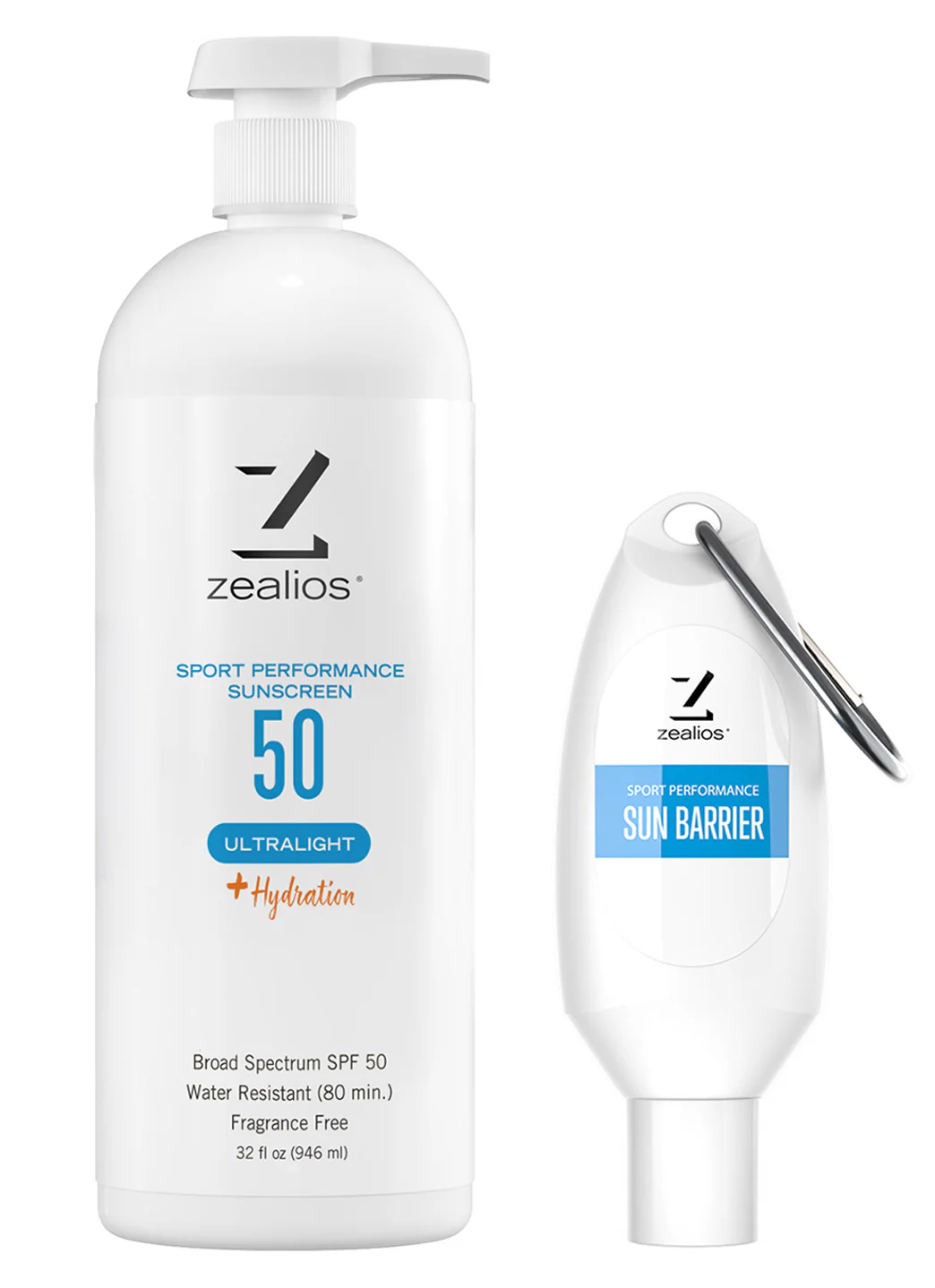 Zealios Skin Care Sport Performance  Ultralight plus Hydration SPF 50 Sunscreen, 32 oz - Image 3