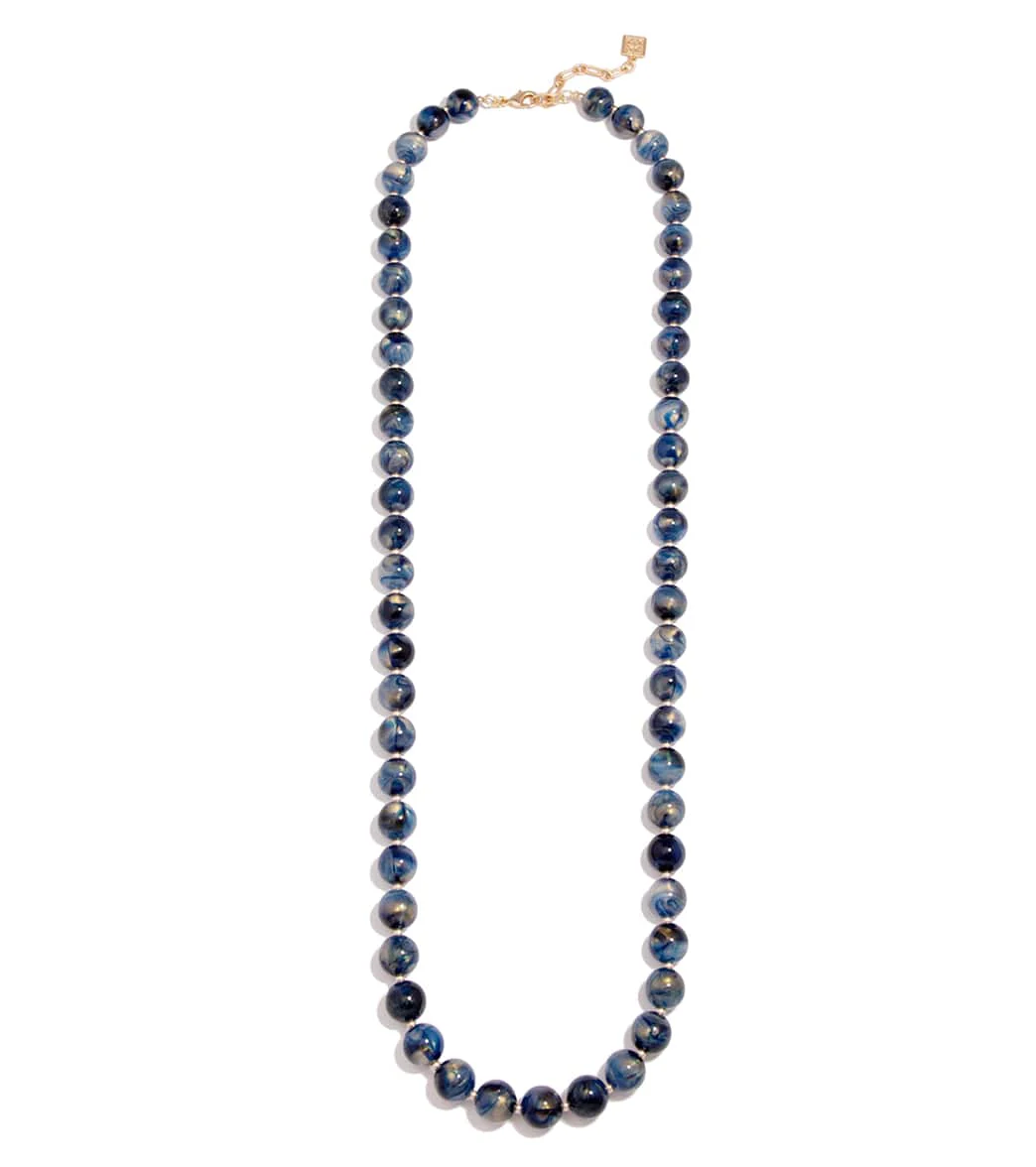 Zenzii Iridescent Beaded Long Necklace - Image 4