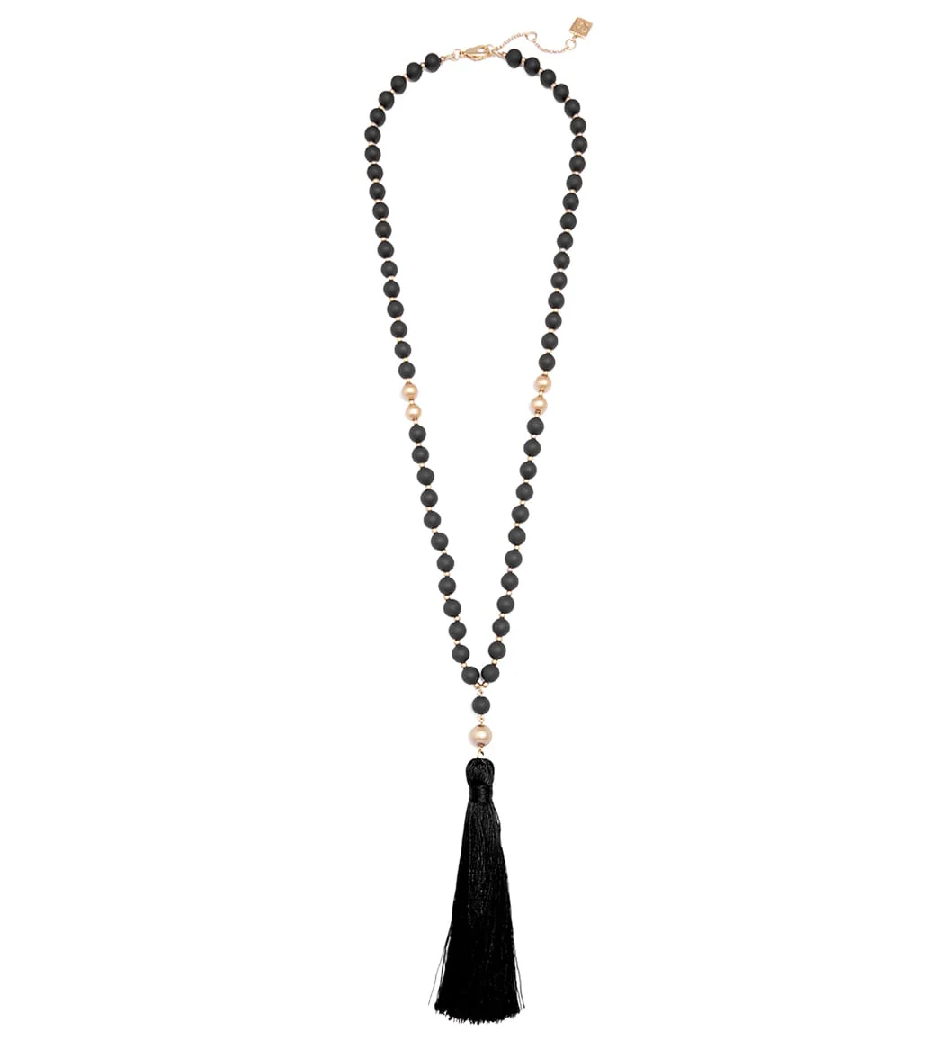 Zenzii Matte Beaded Necklace With Tassel - Image 13