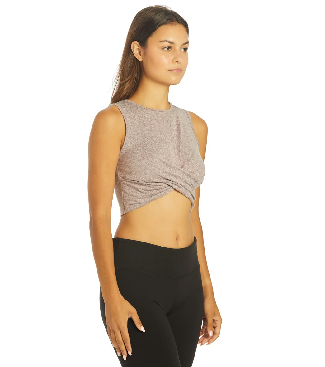 Zobha Melange Twist Crop - Image 3