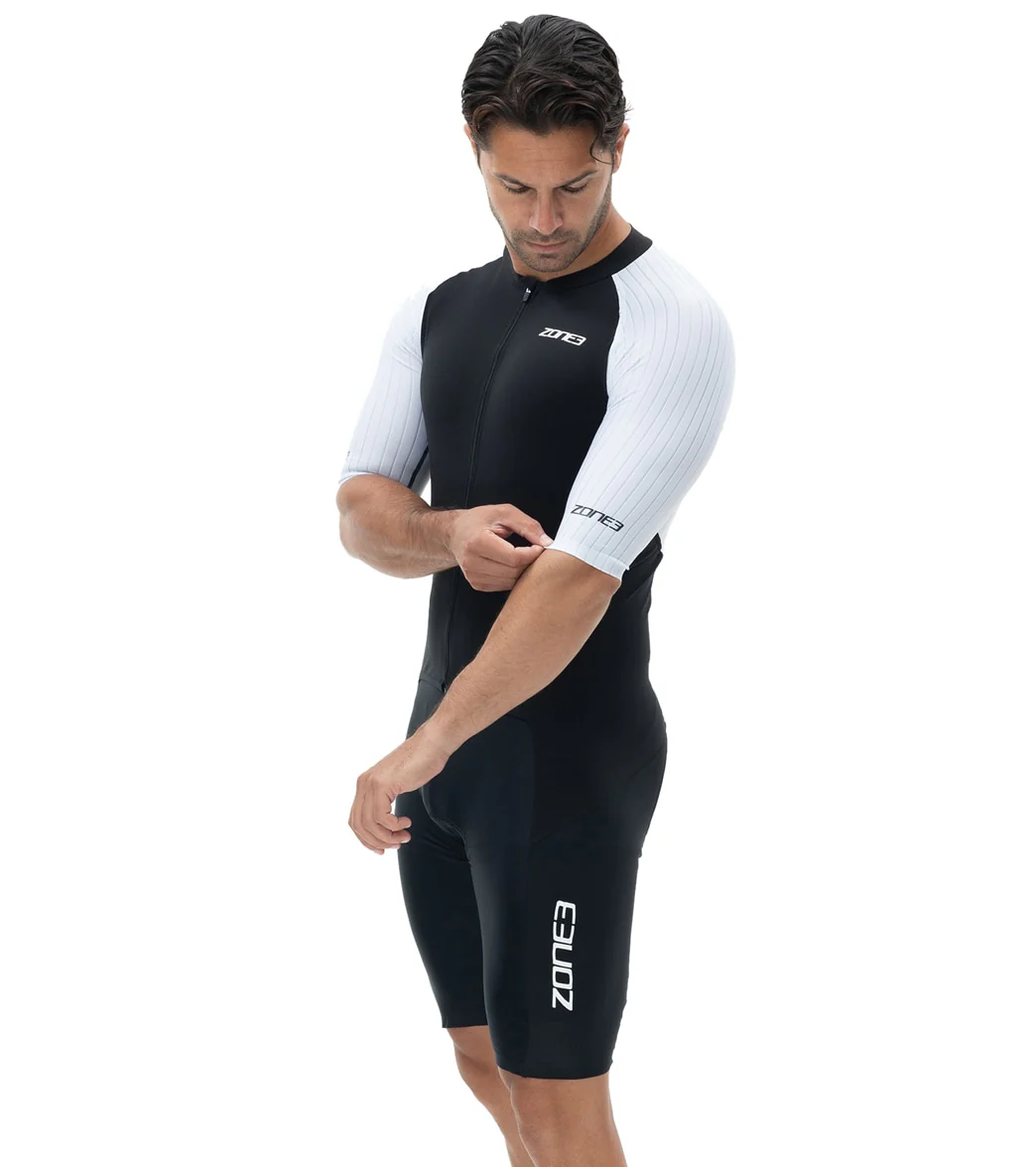 Zone 3 Men's Lava Long Distance Full Zip Tri Suit - Image 8