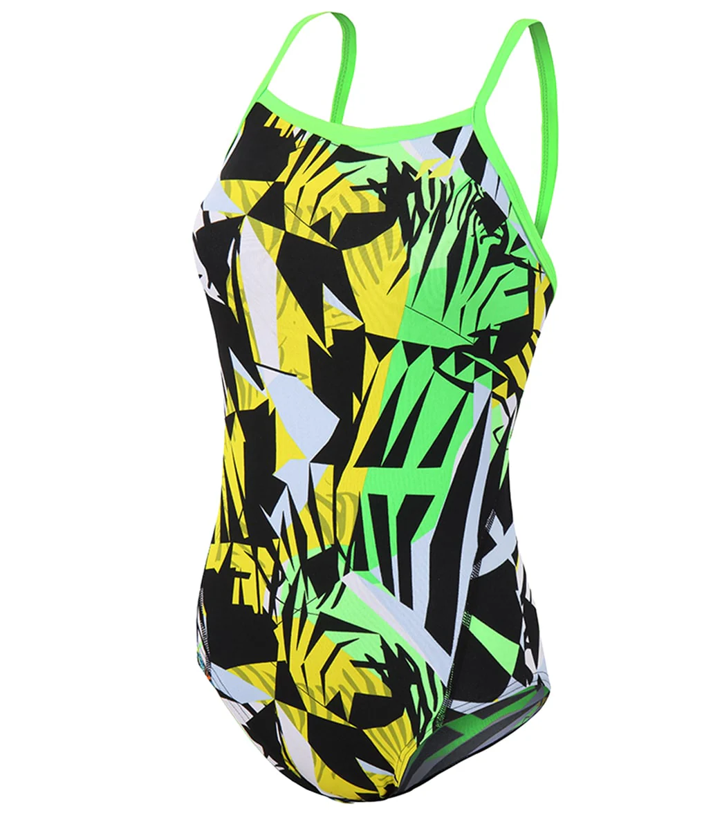 Zone3 Girls High Jazz 2.0 Strap Back Swimsuit - Image 5