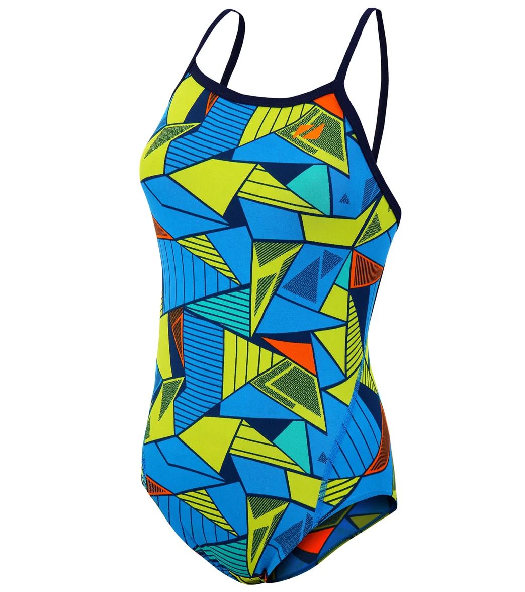 Zone3 Girls Strap Back Prism 2.0 Swimsuit - Image 4