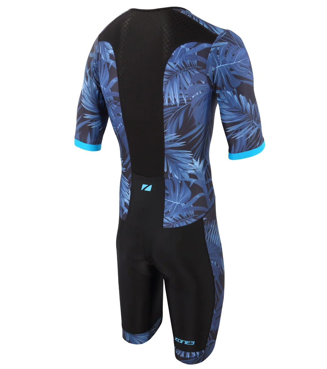 Zone3 Men's Activate+ Short Sleeve Full Zip Tri Suit - Image 6