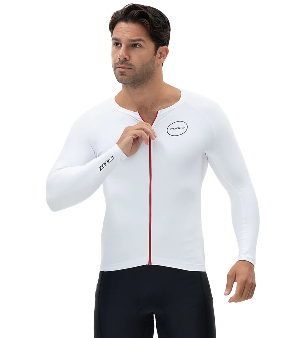 Zone3 Men's Lava Aero 3/4 Sleeve Warmth Top - Image 12