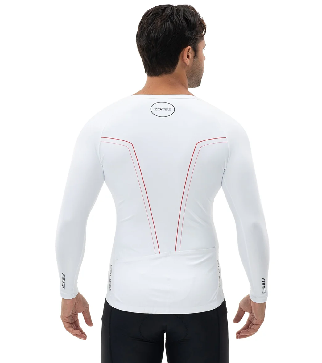 Zone3 Men's Lava Aero 3/4 Sleeve Warmth Top - Image 2